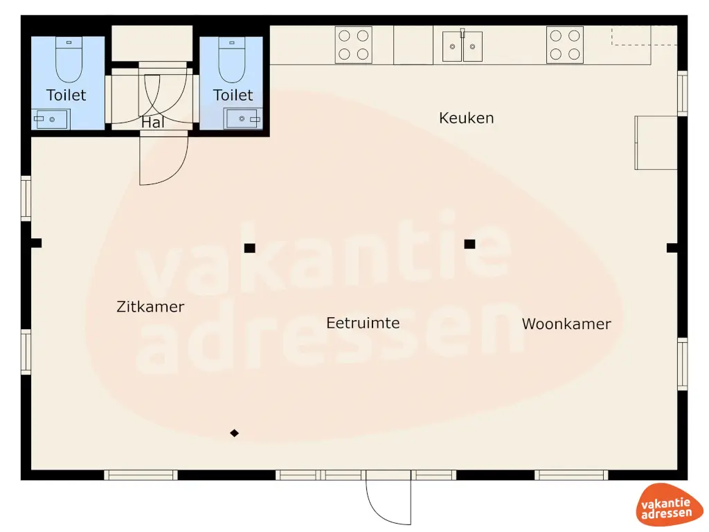 Vakantieadressen accommodatie afbeelding