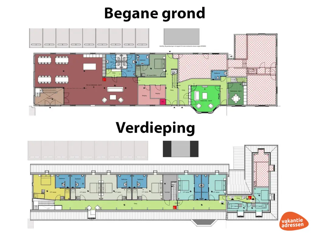 Vakantiewoning in Maasland (Zuid-Holland) voor 32 personen met 10 slaapkamers.