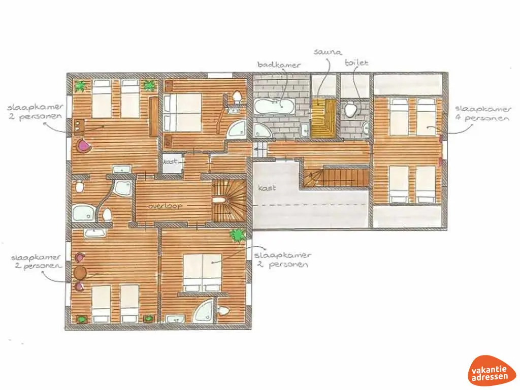 Vakantieadressen accommodatie afbeelding