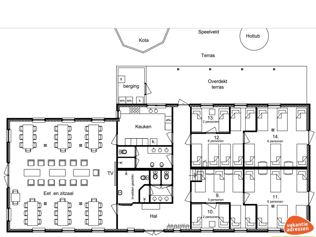 Vakantieadressen accommodatie afbeelding
