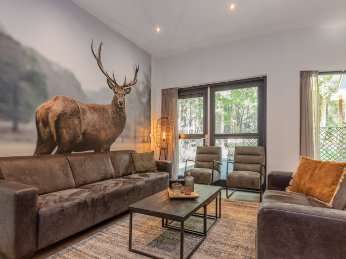 Vakantiewoning in Vierhouten (Gelderland) voor 10 personen met 5 slaapkamers.