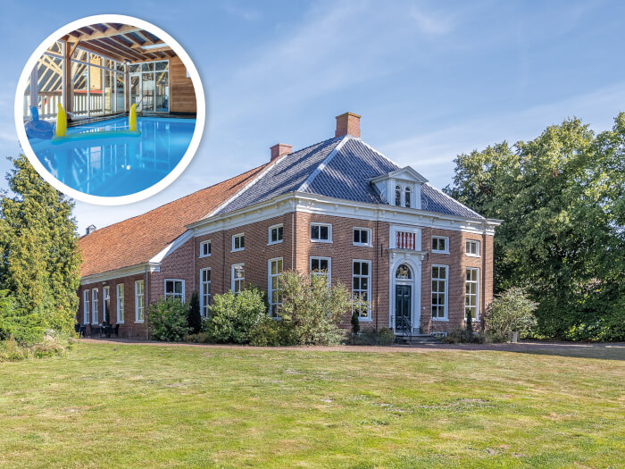 Vakantiewoning in Oostwold (Groningen) voor 20 personen met 9 slaapkamers.