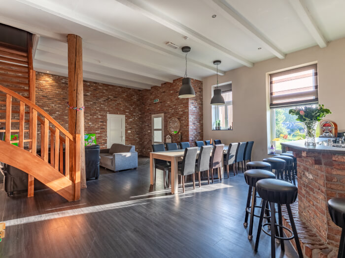 Vakantiewoning in Meeden (Groningen) voor 12 personen met 3 slaapkamers.