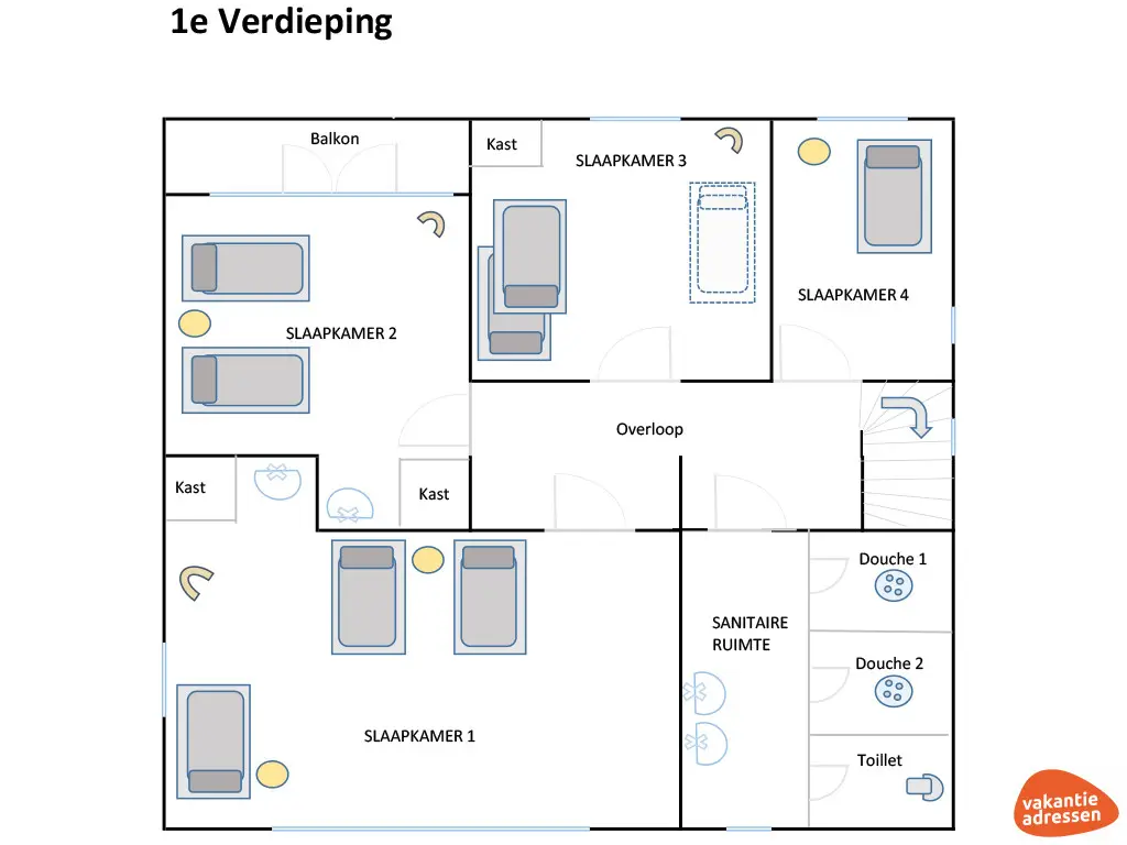 Vakantieadressen accommodatie afbeelding