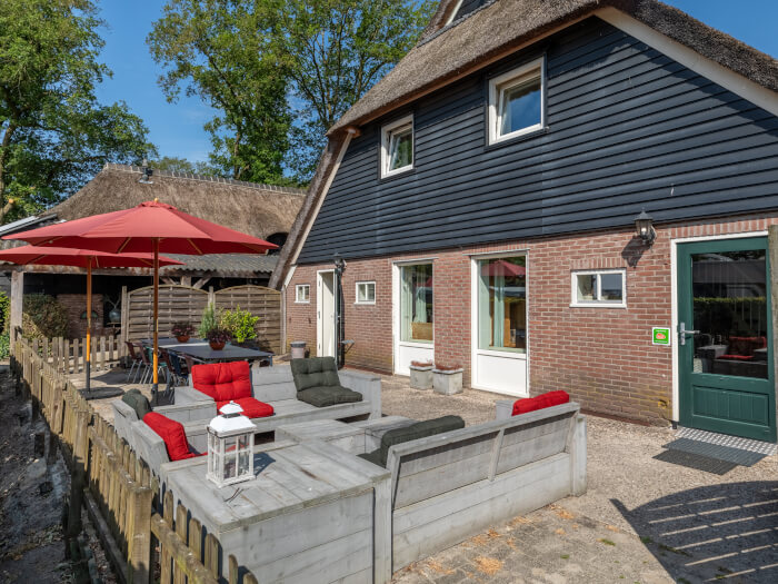 Vakantiewoning in Ruinen (Drenthe) voor 16 personen met 6 slaapkamers.