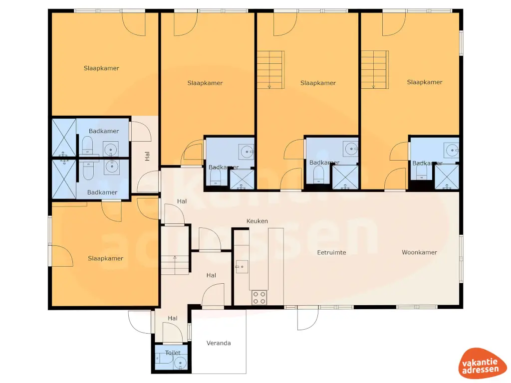 Vakantieadressen accommodatie afbeelding