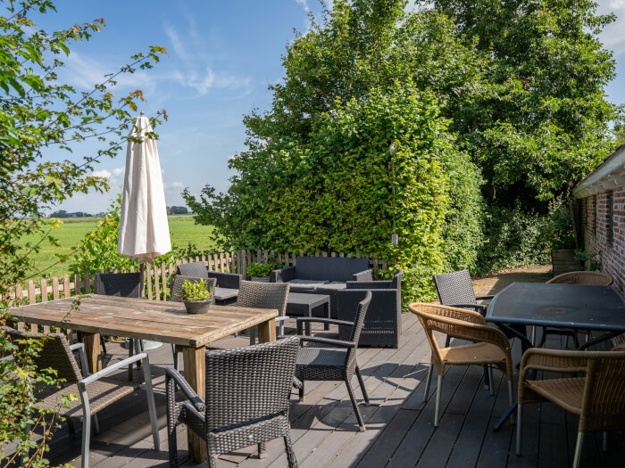 Vakantiewoning in Boazum (Friesland) voor 15 personen met 7 slaapkamers.