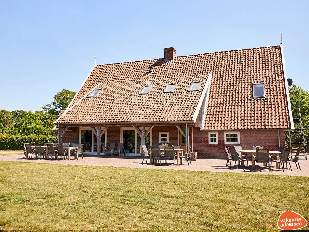Vakantiewoning in Mander (Overijssel) voor 24 personen met 11 slaapkamers.