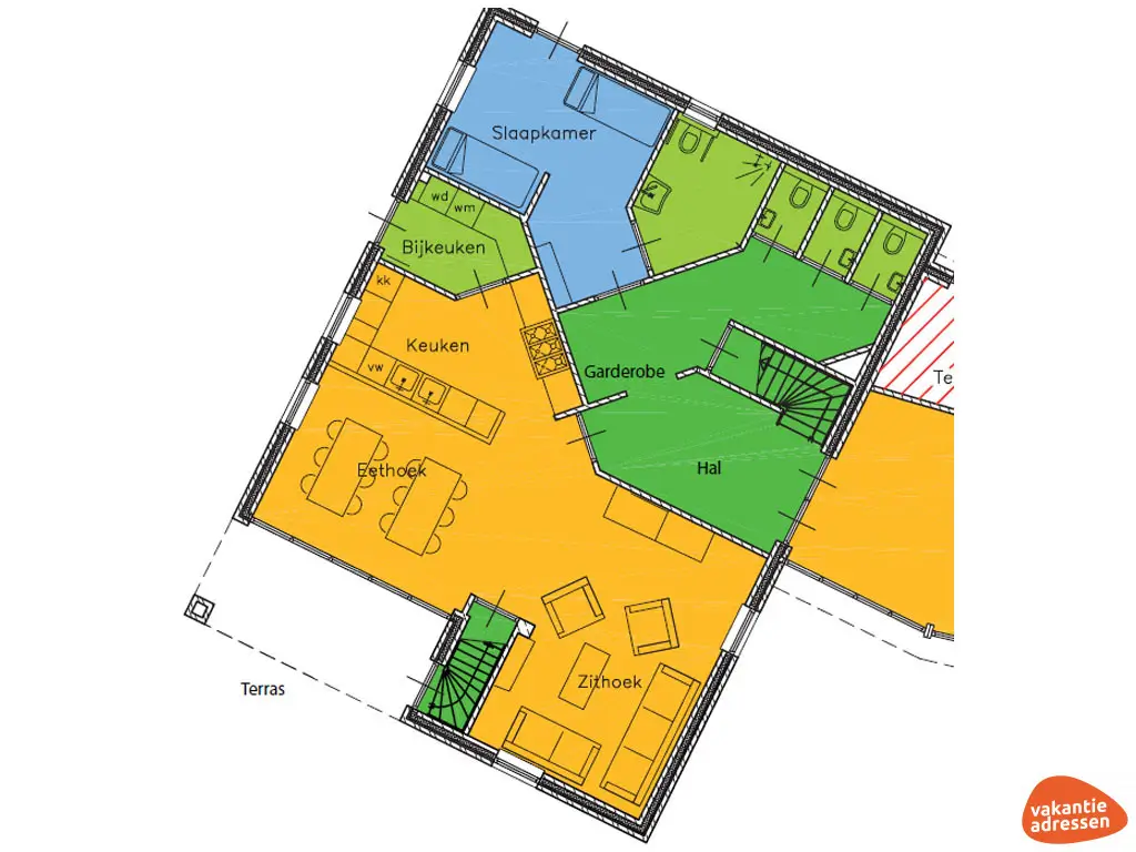 Vakantieadressen accommodatie afbeelding