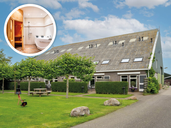 Vakantiewoning in Nijemirdum (Friesland) voor 30 personen met 15 slaapkamers.