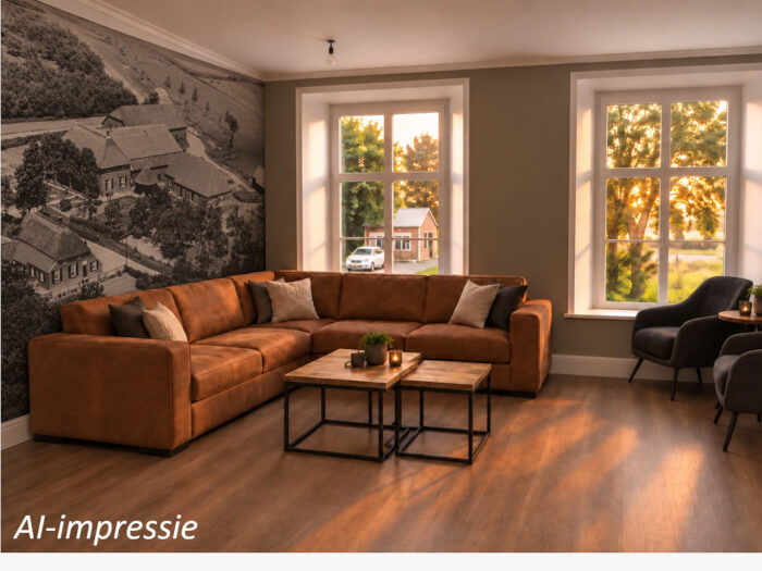 Vakantiewoning in Leur (Gelderland) voor 10 personen met 4 slaapkamers.