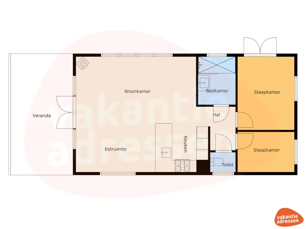 Vakantieadressen accommodatie afbeelding