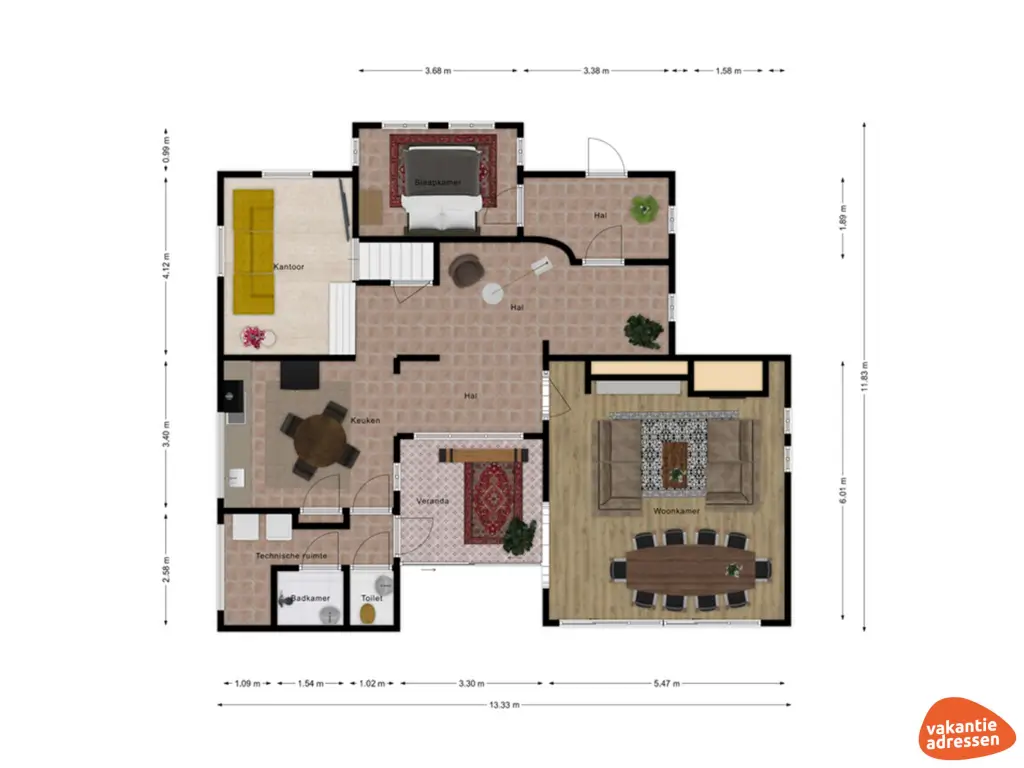 Vakantieadressen accommodatie afbeelding