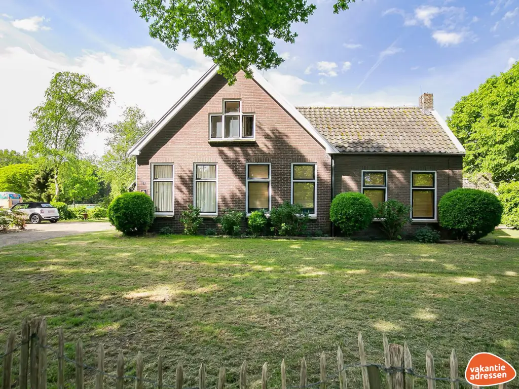 Vakantiewoning in Dwingeloo (Drenthe) voor 8 personen met 3 slaapkamers.