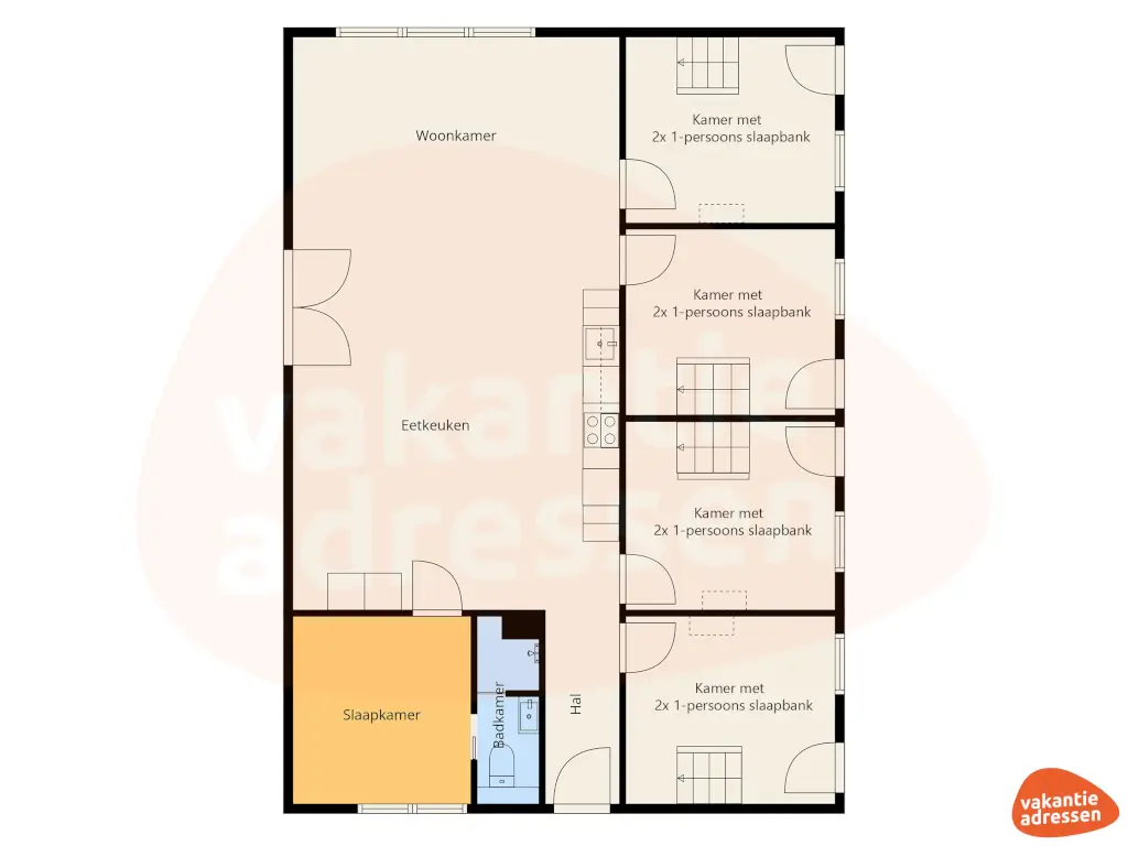 Vakantieadressen accommodatie afbeelding