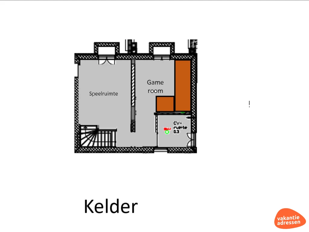 Vakantiewoning in Emmen (Drenthe) voor 12 personen met 7 slaapkamers.