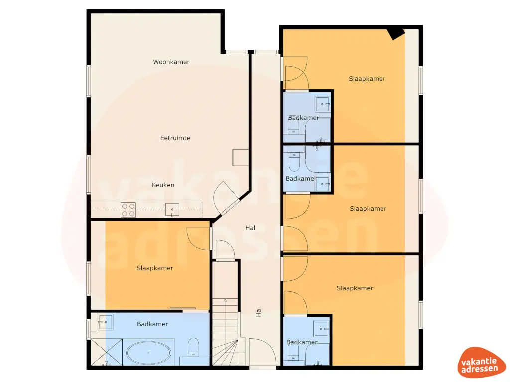Vakantieadressen accommodatie afbeelding