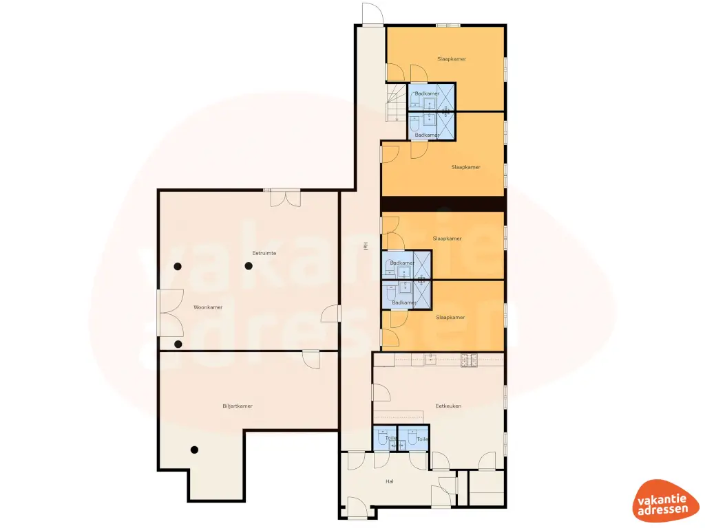 Vakantieadressen accommodatie afbeelding