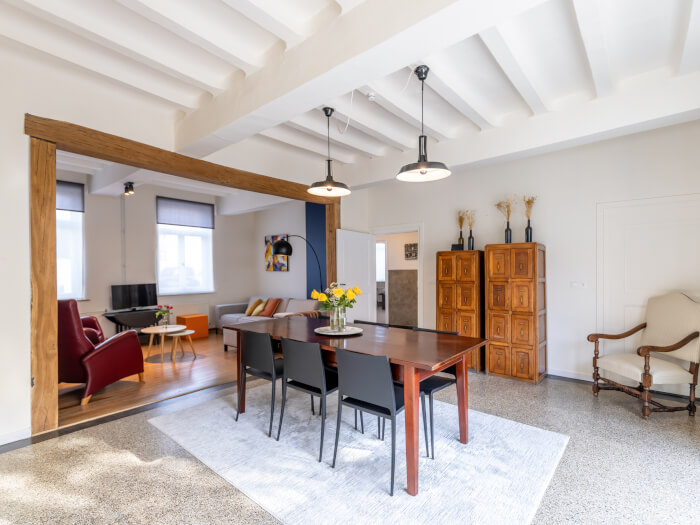 Vakantiewoning in Neeroeteren (De Kempen) voor 6 personen met 2 slaapkamers.