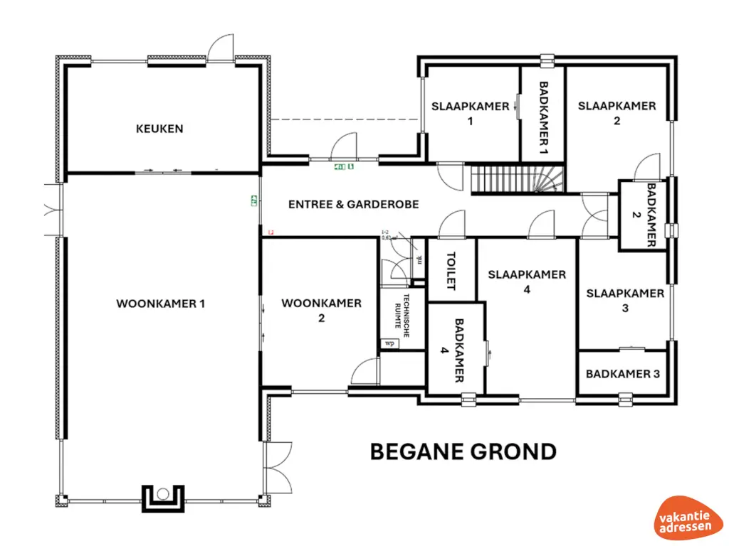 Vakantieadressen accommodatie afbeelding