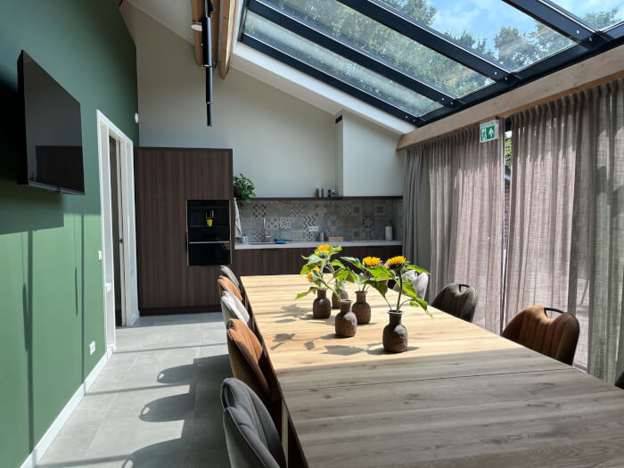 Vakantiewoning in Oeffelt (Noord-Brabant) voor 10 personen met 5 slaapkamers.