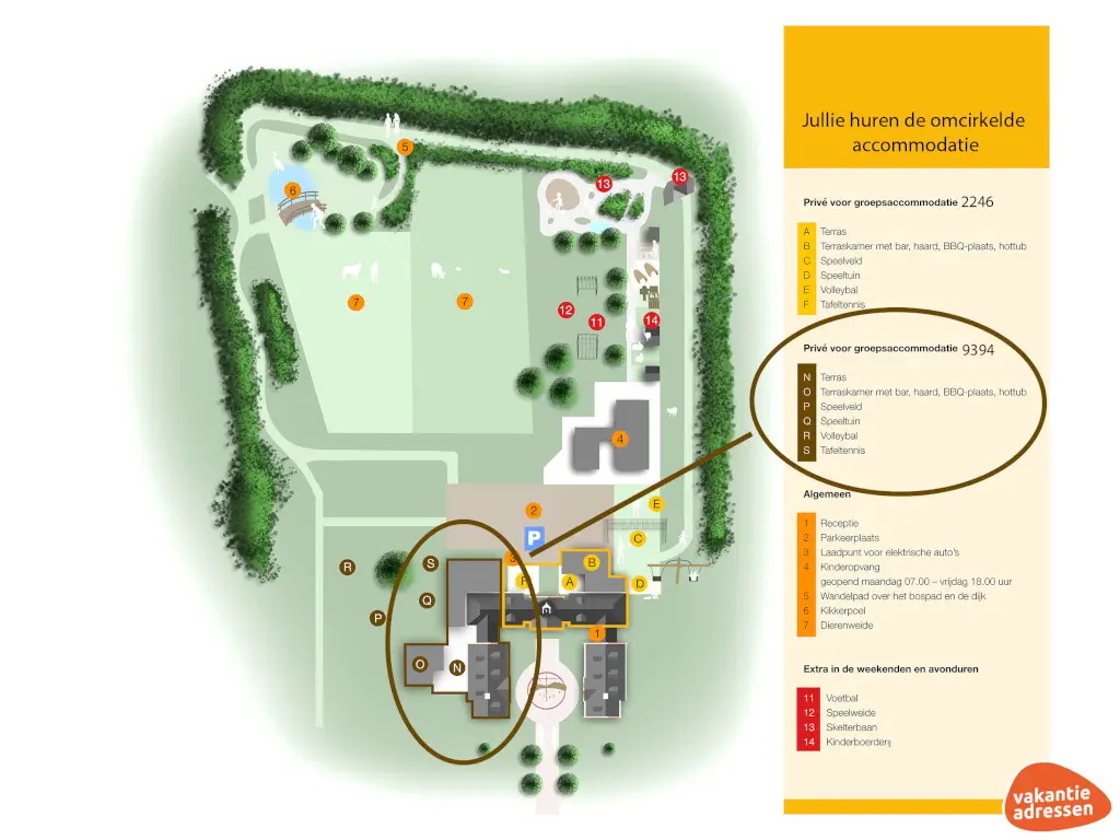 Vakantieadressen accommodatie afbeelding