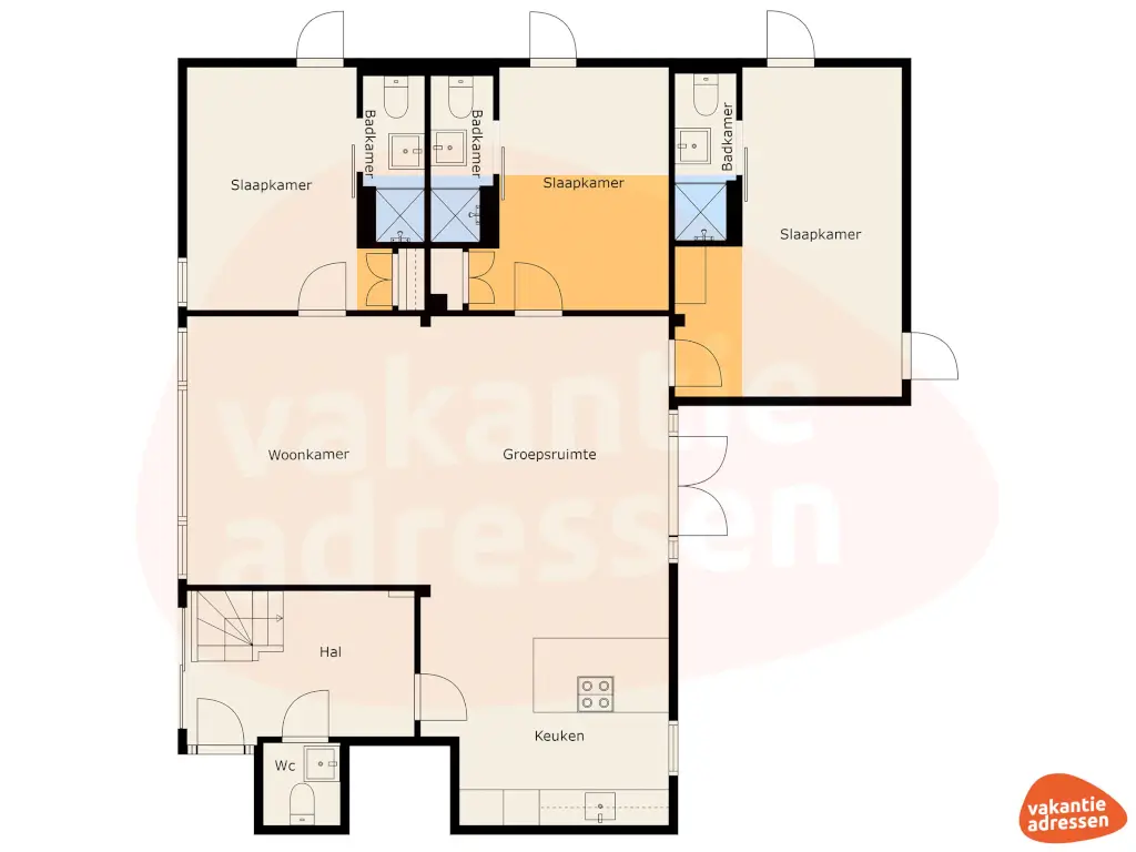 Vakantieadressen accommodatie afbeelding