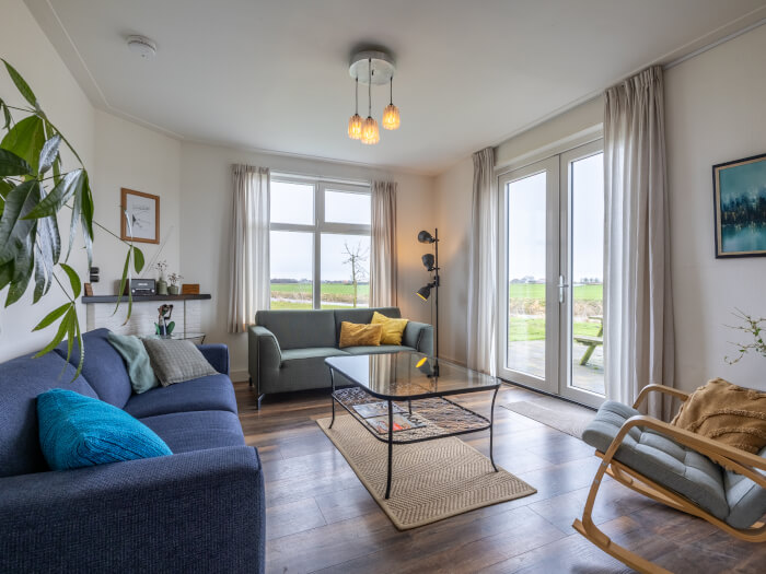 Vakantiewoning in Sloten (Friesland) voor 10 personen met 4 slaapkamers.