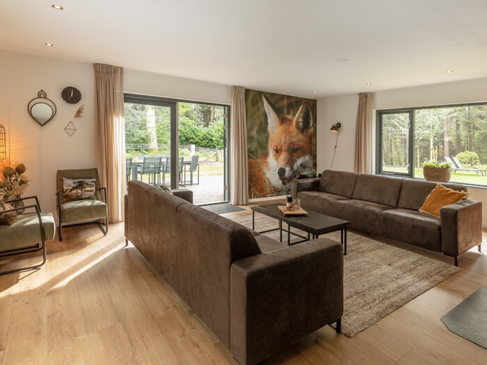 Vakantiewoning in Vierhouten (Gelderland) voor 14 personen met 7 slaapkamers.