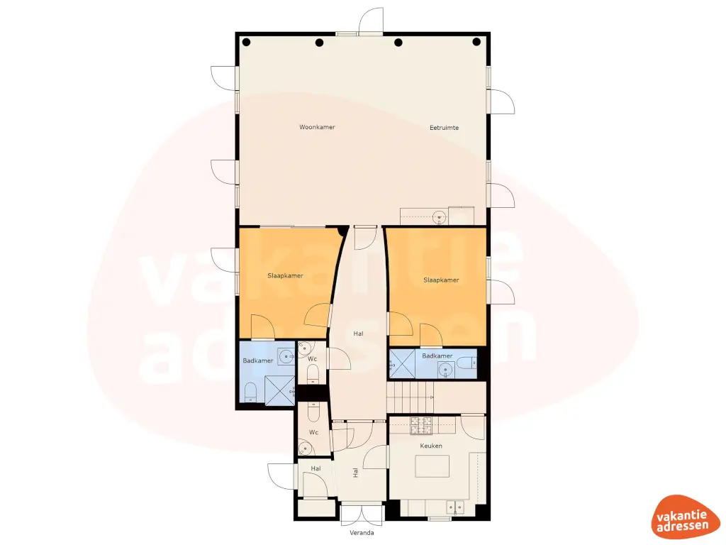 Vakantieadressen accommodatie afbeelding