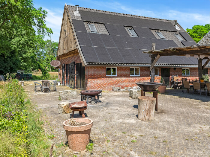 Vakantiewoning in Rossum (Overijssel) voor 14 personen met 5 slaapkamers.