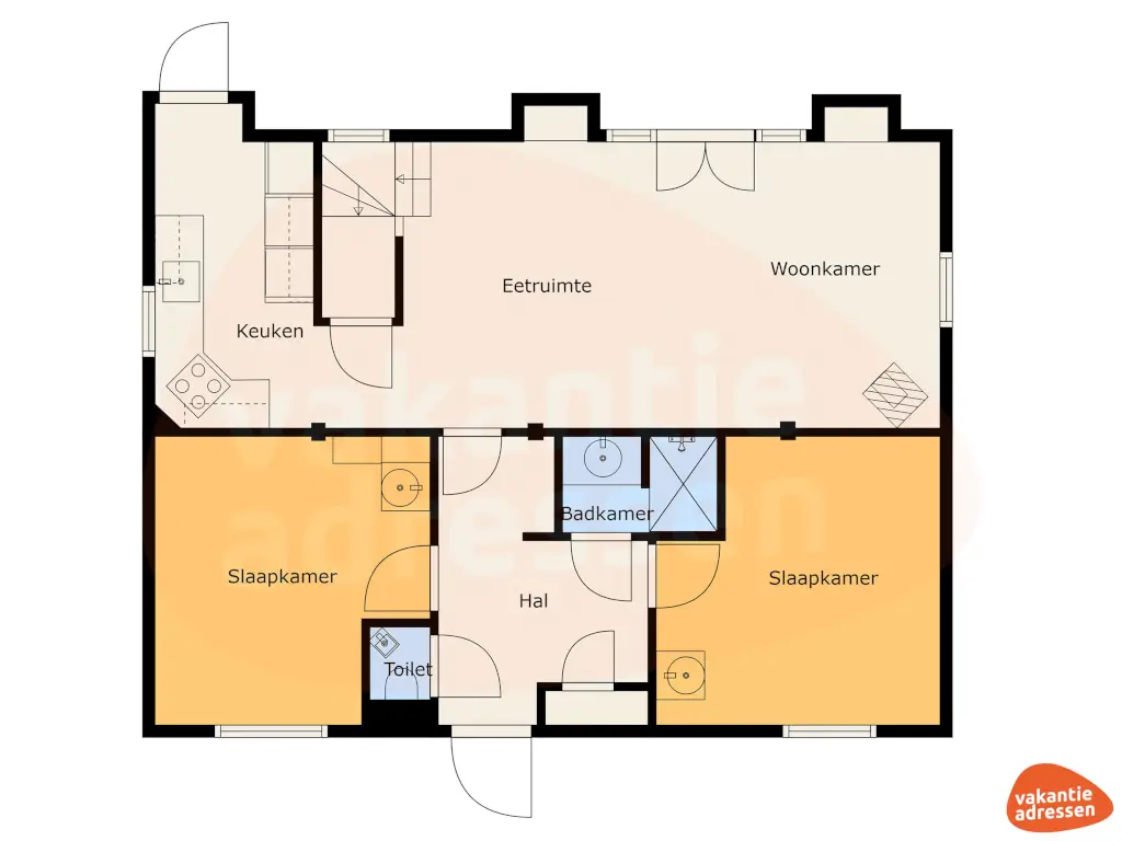 Vakantieadressen accommodatie afbeelding