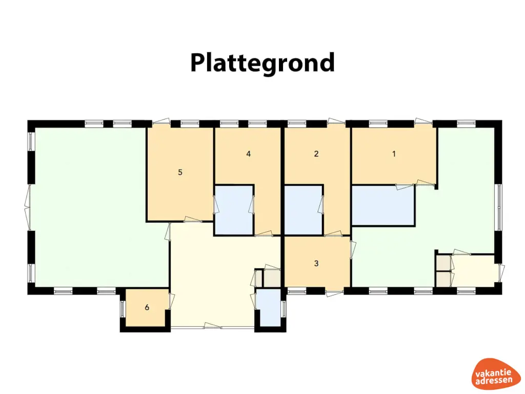 Vakantiewoning in Dwingeloo (Drenthe) voor 20 personen met 9 slaapkamers.